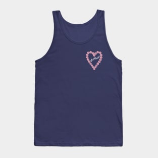 Small Mother Floral Heart for Mothers Day Tank Top